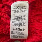 Anthropologie Maeve Top Smocked Muscle Short Sleeve Cotton Red Sz S NWT New Photo 8