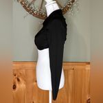 White Fox Boutique White Fox Pretty in Paris Black Long Sleeve Crop Top Size M sold out online Photo 2