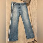Gap Women's Faded Blue Straight Low Rise Boot cut Jeans Size 12Reg Photo 1