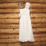 Mac Duggal NWT  ROSETTE ONE SHOULDER TEA LENGTH DRESS Photo 10