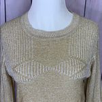 Vintage Joyce Gold Glitter Sweater Size M Photo 2