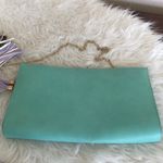 Bam Forever‎ Aqua green lavender tassel purse Blue Photo 3