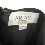 ARIAS New York Halter Neck Cold Shoulder Dress in Black, Size US 4 Black Photo 5