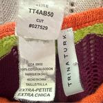 Trina Turk Zig Zag Tunic Dress Swim Cover Up crochet Cotton Knit size XS Photo 8