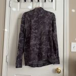 Lululemon Pullover with Hood Warm Stabilizer 1/2 Zip Camo Size 8 Photo 5