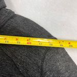 We The Free FREE PEOPLE Sz M Split Back Turtleneck Top Dark Gray Thermal Tunic Photo 7