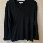 Karen Kane  Y2K Women Size Medium‎ V neck sweater sleeveless cuff details. Photo 0