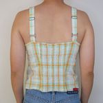 Harley Davidson Y2K Bustier Pearl Snap Plaid Tank Top Photo 1