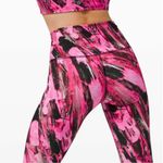 Lululemon  pink print leggings Photo 4