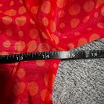 EGO LONG SLEEVE KNOTTED CUT OUT DETAIL MINI BODYCON DRESS IN PINK SPOTTY MESH Photo 7