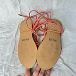 Seychelles  Women's Distant Shores Flat Sandal Coral Leather Women's Size 6 Beach Photo 3