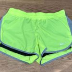 Nike neon yellow running shorts size medium NEW Photo 0