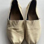 Toms Women's Beige Canvas Classic Slip-On Size 7.5 Shoes Comfy Photo 0