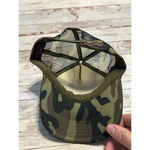 Otto "Jerk" Trucker Hat Snap Back Adjustable O/S One Size Camo Lightning Green Photo 5