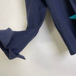 John Smedley Sea Island Cotton Cardigan Sweater Womens Medium Navy Open Blue Photo 5