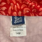 Ripskirt Hawaii length 3 wrap coverup skirt in Dahlia Teaberry print L Red Size L Photo 5