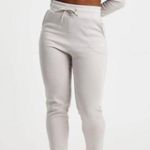 AYBL Everyday Comfy Sweatpant High Waist Joggers in Dove Gray / Tan Size Small Photo 0