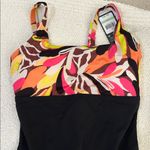 Speedo Women's Fandango Pink Printed Square Neck One Piece Swimsuit, Size 8, NWT Photo 4