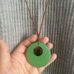 Vintage Style Wooden Bird Faux Leather Necklace‎ *Faux Fashion Accessories Brown Photo 7