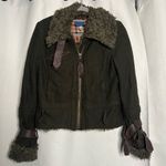 We The Free Woolie Knit Bomber Jacket Olive Green 0 Photo 4