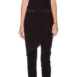 Haute Hippie Tuxedo Halter Jumpsuit Straight Leg Women's Black Size Medium? Photo 0