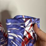 Silver Bait Fishing Gear performance tee Blue red white floral pattern Size L Size L Photo 5