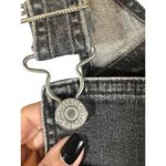 Levi's Black One Piece Carpenter BIB Tapered Leg Denim Jean Overall Women Sz 26 Photo 4