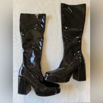 Light In The Box Retro Vintage 1970s Groovy Shoes Gogo Boots Disco Shiny Latex,size10 Photo 13