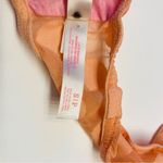 PINK - Victoria's Secret Victoria Secret Strapless Lace‎ Bandeau Polka Dot Bralette Bra Size Small Orange Photo 7