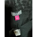 Vince Camuto shiny black leopard pull on dress pants Small Excellent preowned Photo 2