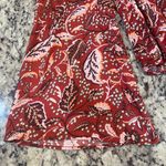 Jessica Simpson  Red Floral Blouse Photo 3