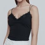 EXPRESS Lacey Trim Tank Top Photo 0