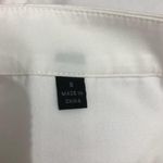 ATM Anthony Thomas Melillo White Cotton Poplin Cropped Trouser Pants Size 8 NWT Photo 7