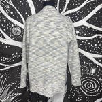 Loft Sweater Womens XS Blue White Lightweight Spring Summer Knit Top Pullover Photo 3