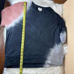 Anthropologie Sundry Terry Oversize Sweatshirt in Terracotta & Charcoal Size 1/S Photo 6