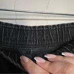 American Eagle AE Black High Rise Elastic Waist Mom Shorts Photo 6