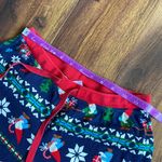 Hanna Andersson 100% Organic Cotton Christmas Gnome Elf Pajama 2 Piece Set Blue Photo 6