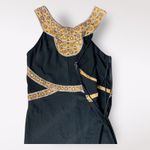 Free People  Black‎ Nerfertiti Bodycon Mini Dress Boho Party Size Large Photo 5