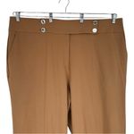 Calvin Klein Women's Whitney Button Front Wide Leg Pants size 22W Camel NWT Photo 1