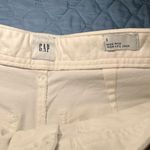 Gap  High-Rise White Wide-Leg Crop Pants Photo 2