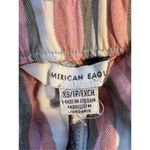 American Eagle Multi Color Stripe High Rise Paper Bag Style Shorts XS Photo 2