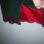 Jessica Howard  14P Sexy Skirt Suit Black Red Accent Lace Petite Photo 2