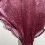 Old Navy Womens Red Square- Neck Soft Velvet NEW Bodysuit Christmas Winter Sz 3X Photo 2