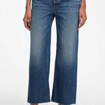 Madewell Petite Low Slung Baggy Crop Jean Croswell Wash Blue Relaxed US 30 P NWT Photo 0