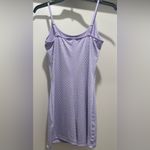 Baddieville Lilac Light Purple Rhinestoned Stretch Romper Jumpsuit Onesie - S Photo 5