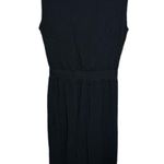Athleta Santorini cinch waist midi t-shirt dress in black size S Photo 1
