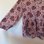Lucky Brand Women’s  Floral Baby Doll Long Sleeve Blouse Size Small Photo 2