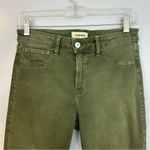L'Agence  Margo Olive Green Skinny Mid Rise Cropped Ankle Jeans Size 28 Photo 2