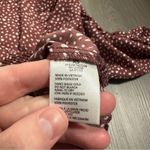 Paper Crane  Smocked Band 3/4 Puff Sleeve Polka Dot Top‎ Size XS Photo 7