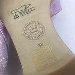 BHLDN New Emma Go pink Metallic Glitter leather Dorsey Flats 38/8 Photo 8